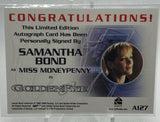 Samantha Bond "Miss Moneypenny" - 2010 Rittenhouse James Bond Heroes & Villains Autograph #A127