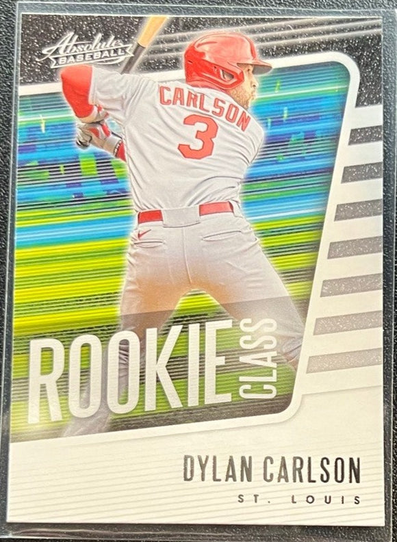 Dylan Carlson - 2021 Panini Absolute Baseball ROOKIE CLASS #RC-7