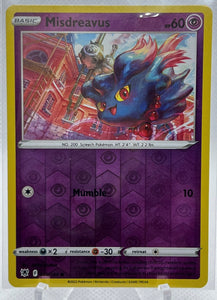 Misdreavus - Pokemon Astral Radiance Reverse Holo #058/189