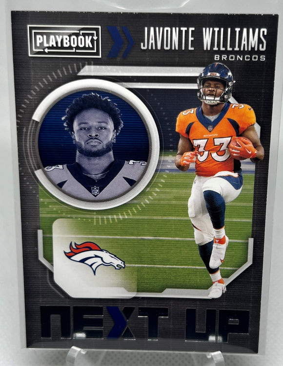 Javonte Williams - 2021 Panini Playbook Football Next Up #NXT-JWI