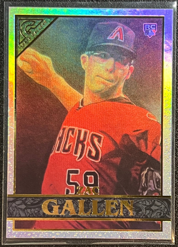 Zac Gallen RC - 2020 Topps Gallery Baseball RAINBOW FOIL RC #98