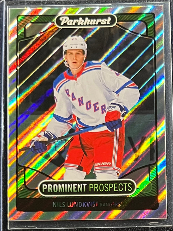 Nils Lundkvist - 2021-2022 Upper Deck Parkhurst Hockey Prominent Prospects #PP23