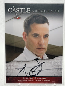 Adrian Pasdar "DHS Agent Mark Fallon" - 2014 Cryptozoic CASTLE Authentic Autograph #A06