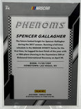 Spencer Gallagher - 2018 Panini Donruss Racing Phenoms Serial #031/999