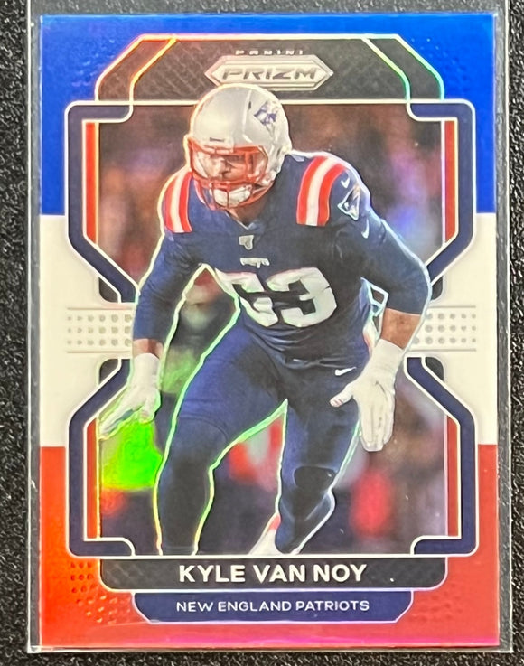 Kyle Van Noy - 2021 Panini Prizm Football Red White & Blue Parallel #101