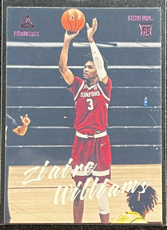 Ziaire Williams RC- 2021 Panini Chronicles Luminance Draft Picks PINK FOIL #91