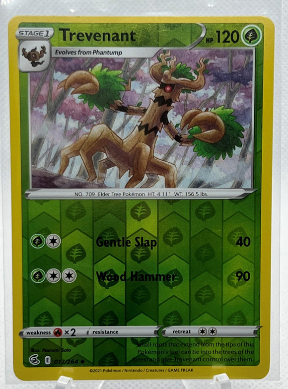 Trevenant - Pokemon Fusion Strike Reverse Holo #017/264