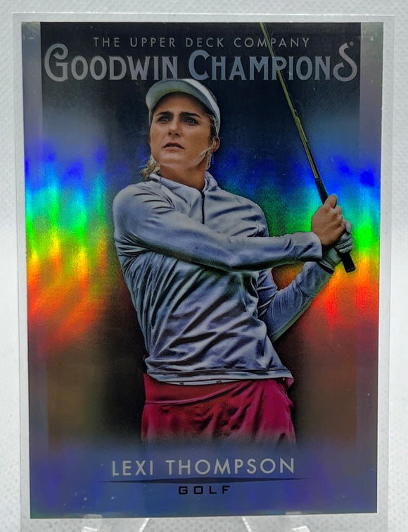 Lexi Thompson - 2021 Upper Deck Goodwin Champions Silver Holo #37