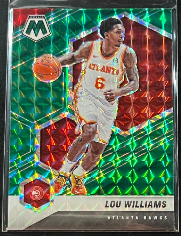 Lou Williams  - 2020-21 Panini Mosaic Basketball GREEN #109