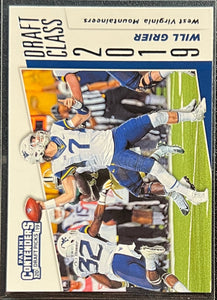 Will Grier - 2019 Panini Contenders Draft Picks Draft Class #4