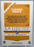 Carson Wentz - 2019 Panini Donruss Football Press Proof Blue #202