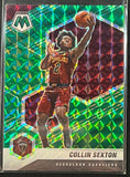 Collin Sexton - 2020-21 Panini Mosaic Basketball GREEN Parallel #85