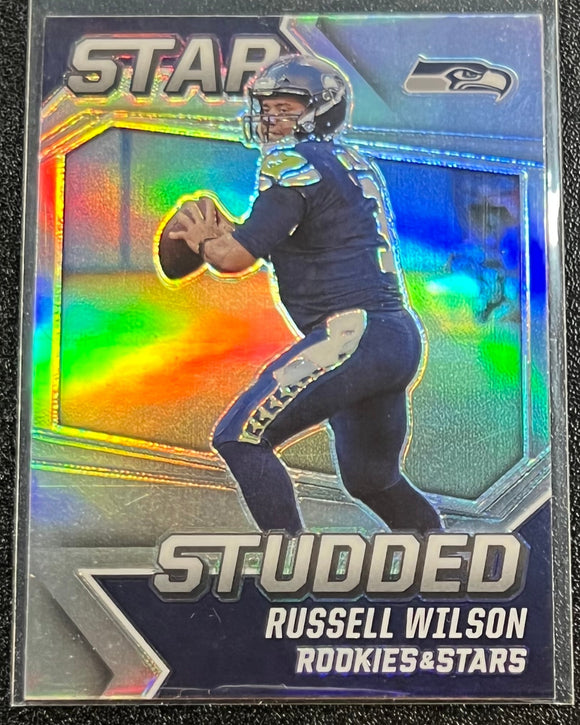 Russell Wilson - 2021 Panini Rookies & Stars Football Star Studded Silver #SS-16