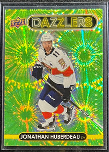 Jonathan Huberdeau - 2021-2022 Upper Deck Series 1 Hockey Dazzlers Green #DZ-22