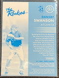 Dansby Swanson - 2017 Panini Donruss Baseball The Rookies #TR-3