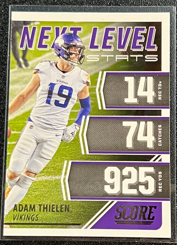 Adam Thielen - 2021 Panini Score Football Next Level Stats #NL13