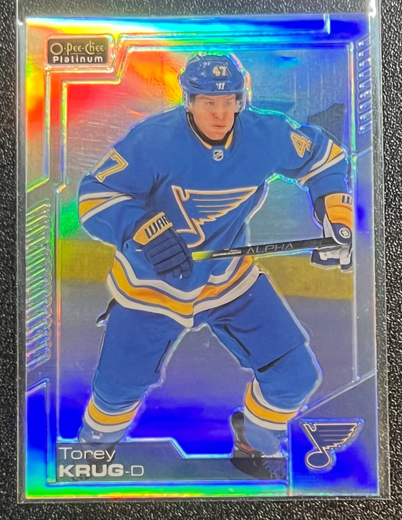 Torey Krug - 2020-21 O-Pee-Chee Platinum Hockey Rainbow Parallel #99