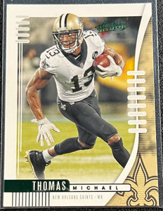 Thomas Michael - 2019 Panini Absolute Football Green Foil Parallel #78