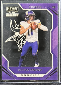 Kellen Mond - 2021 Panini Chronicles Playoff Football Playoff Momentum Rookies #PMR-21