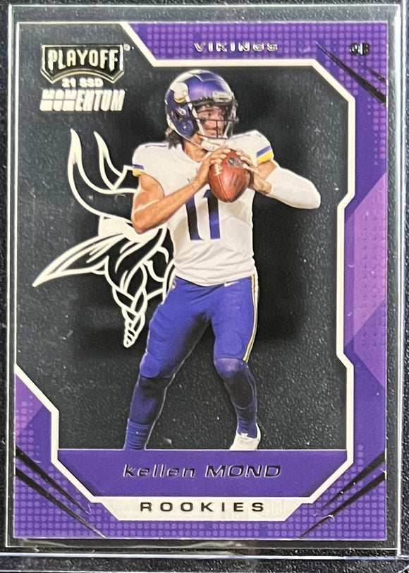 Kellen Mond - 2021 Panini Chronicles Playoff Football Playoff Momentum Rookies #PMR-21