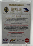 Rory Sloane - 2022 Select Footy Stars Brownlow Predictor Gold BPG5 Serial #007/185