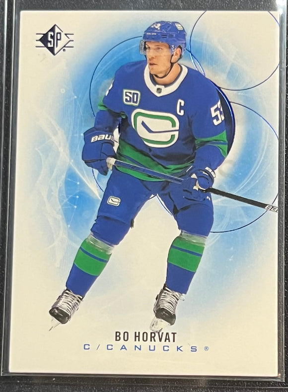 Bo Horvat - 2020-21 Upper Deck SP Hockey Blue Foil #66