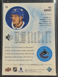 Bo Horvat - 2020-21 Upper Deck SP Hockey Blue Foil #66