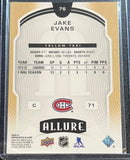 Jake Evans - 2020-21 Upper Deck Allure Rookie Yellow Taxi #76