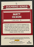 Matt Olson - 2022 Panini Donruss Baseball Diamond Kings #13