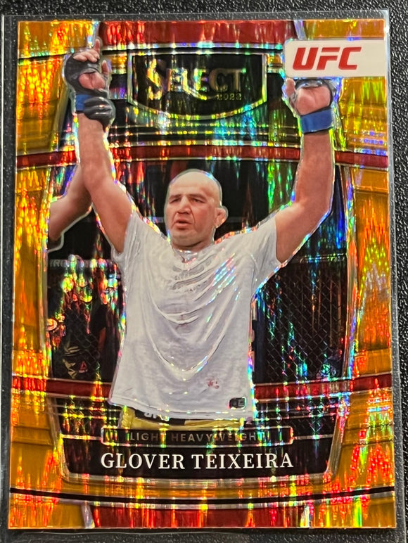 Glover Teixeira- 2022 Panini Select UFC Concourse Orange Flash #17