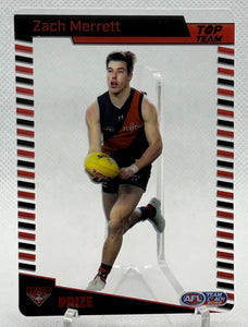 Zach Merrett - 2022 TeamCoach Top Team Acetate Prize Card