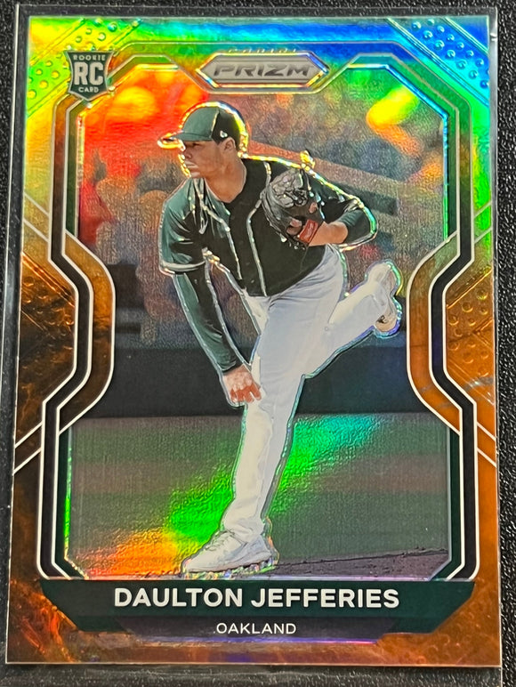 Daulton Jefferies - 2021 Panini Prizm Baseball RC Cosmic Haze #95