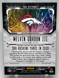 Melvin Gordon III - 2021 Panini Playbook Football Zoning Commission #ZC-MGO