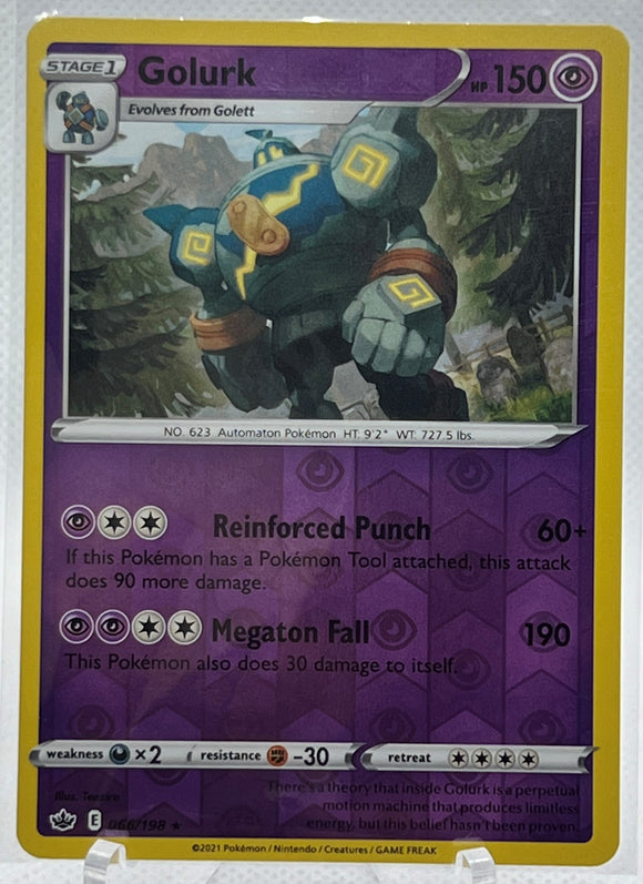 Golurk - Pokemon Chilling Reign Reverse Holo #066/198