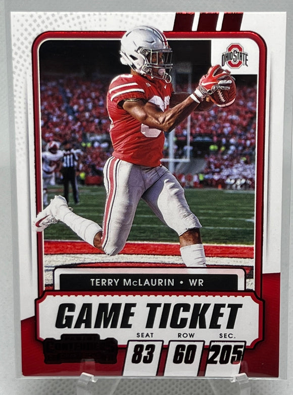 Terry McLaurin - 2021 Panini Contenders Draft Picks Red Foil #34