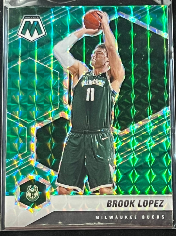 Brook Lopez - 2020-21 Panini Mosaic Basketball GREEN #9