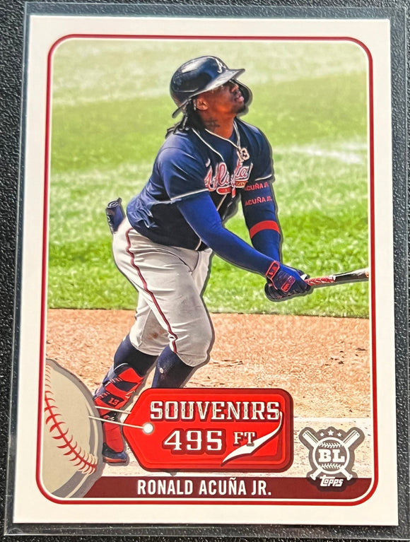 Ronald Acuna JR - 2021 Topps Big League Baseball Souvenirs #SO-4