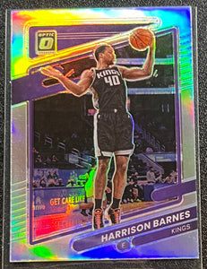 Harrison Barnes - 2021-22 Panini Donruss Optic Basketball SILVER PARALLEL #111