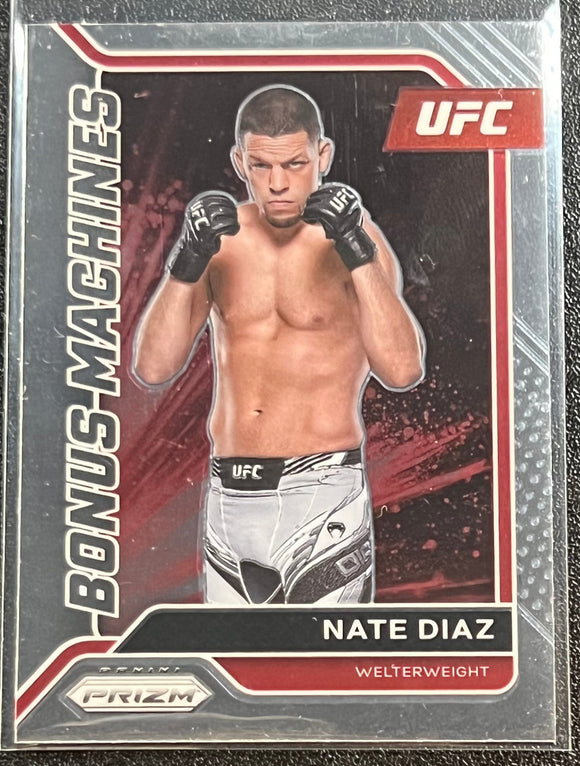 Nate Diaz - 2022 Panini Prizm UFC Bonus Machines Base #25