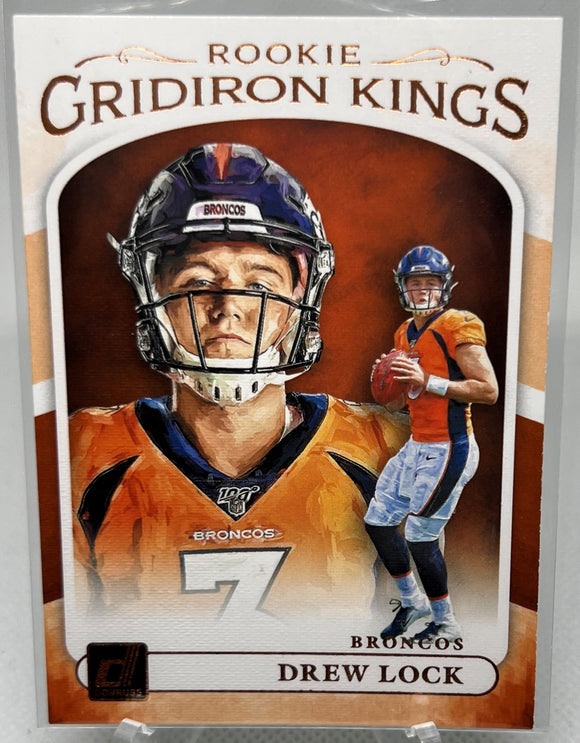 Drew Lock - 2019 Panini Donruss Football Rookie Gridiron Kings #RGK-4