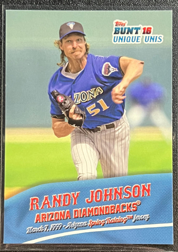 Randy Johnson- 2016 Topps Bunt UNIQUE UNIS #UU-2