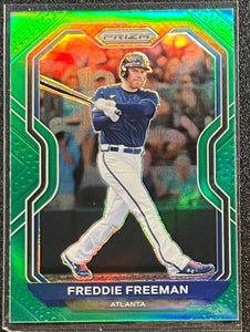 Freddie Freeman - 2021 Panini Prizm Baseball Green #112