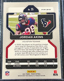 Jordan Akins - 2021 Panini Prizm Football Red White & Blue Parallel #35