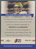 Pierce Clarkson - 2022 Leaf Pro Set Autograph #PSA-PC1