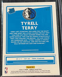 Tyrell Terry RC  - 2020-21 Panini Donruss Basketball RATED ROOKIE GREEN LASER #216