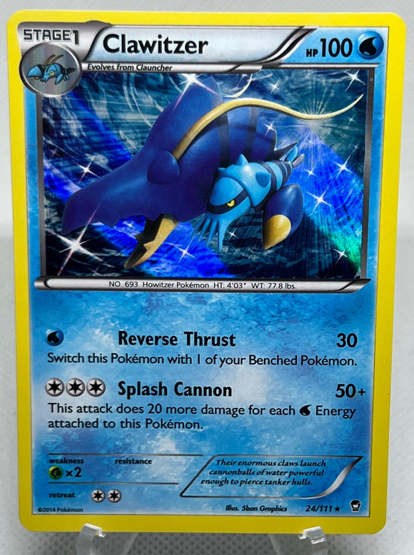 Clawitzer - Pokemon Furious Fists Holo Rare #24/111