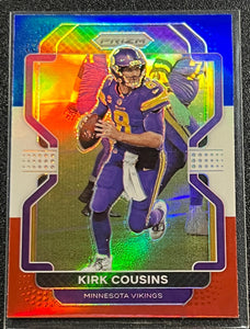 Kirk Cousins - 2021 Panini Prizm Football Red White & Blue Parallel #128