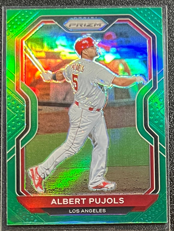 Albert Pujols - 2021 Panini Baseball Green Parallel #21