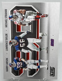 Harry Carson, Lawrence Taylor, Michael Strahan - 2021 Panini Score Football 3D #3D12