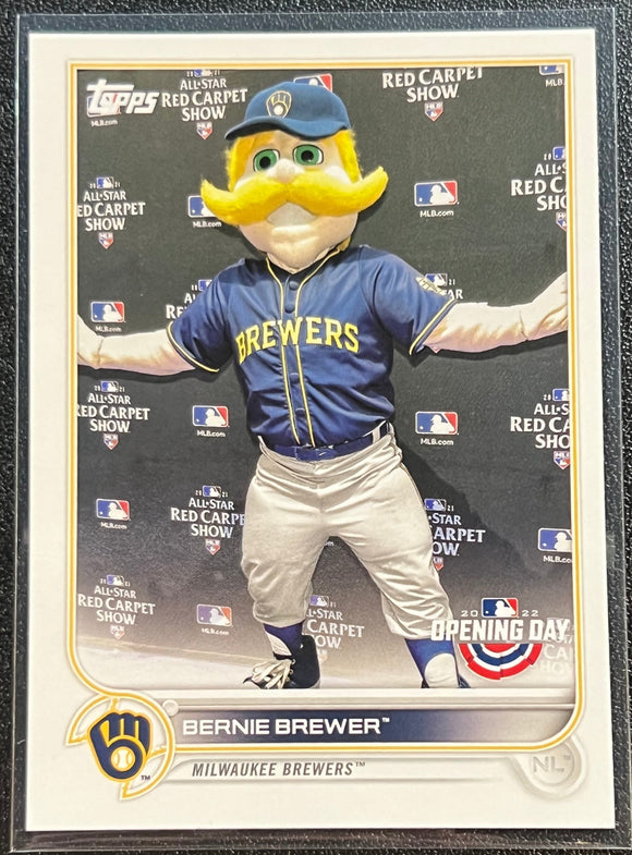 Bernie Brewer - 2022 Topps Opening Day MASCOTS #M-12
